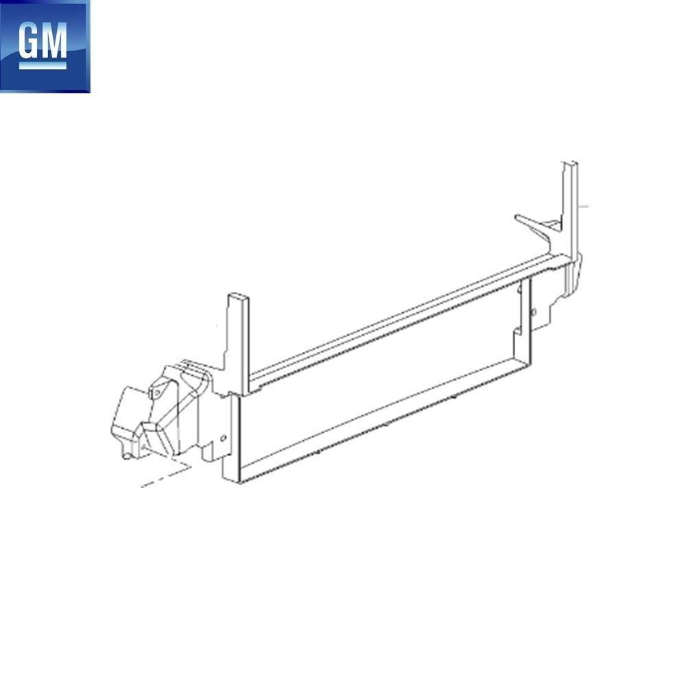 Opel Mokka Radiator Front Lower Air Diverter GM Genuine 1312334 - 95368416