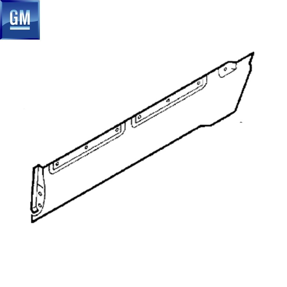 Product Code : 4502098 - Opel Movano A, Renault Master Right Rear Starter Sill Sheet Metal Panel GM Original 4502098