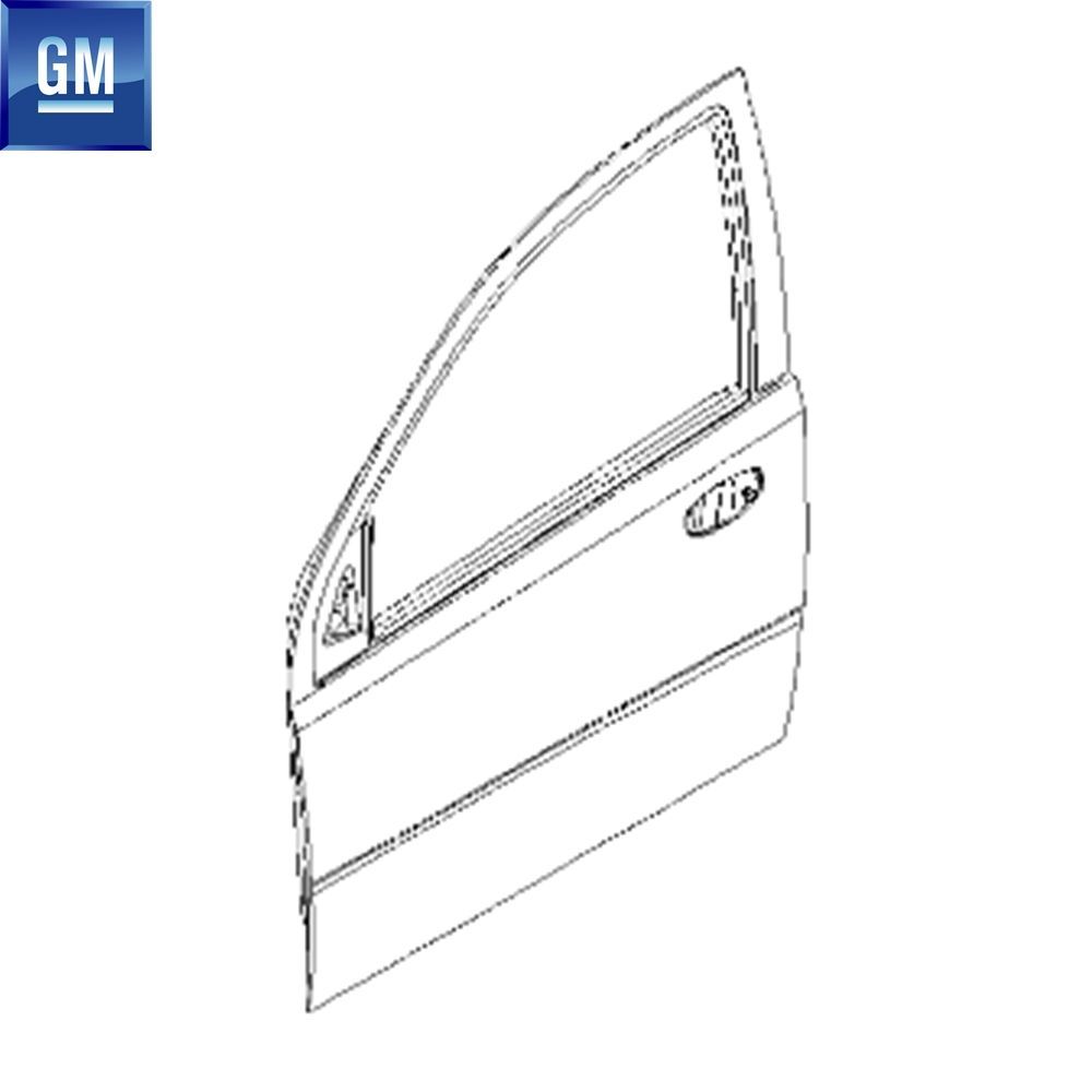 Chevrolet Aveo T200 Right Front Door HB 3 DOOR GM Genuine 96601637