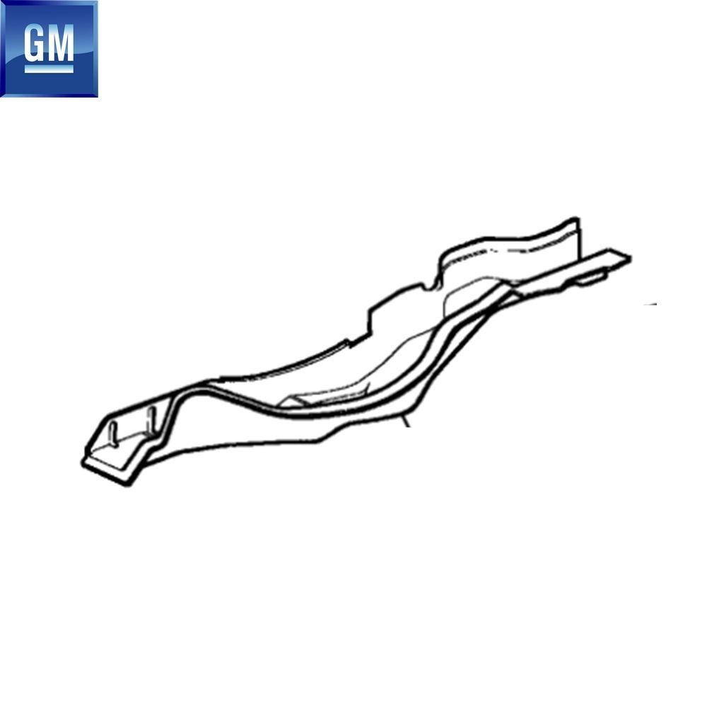 Opel Astra G Sedan Chassis Handle Right GM Genuine 216166 - 93240901