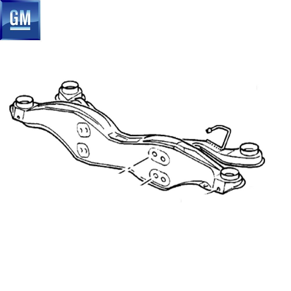 Opel Vectra B Rear Axle Axle Axle (Crossmember) GM Genuine 402286 - 9110286