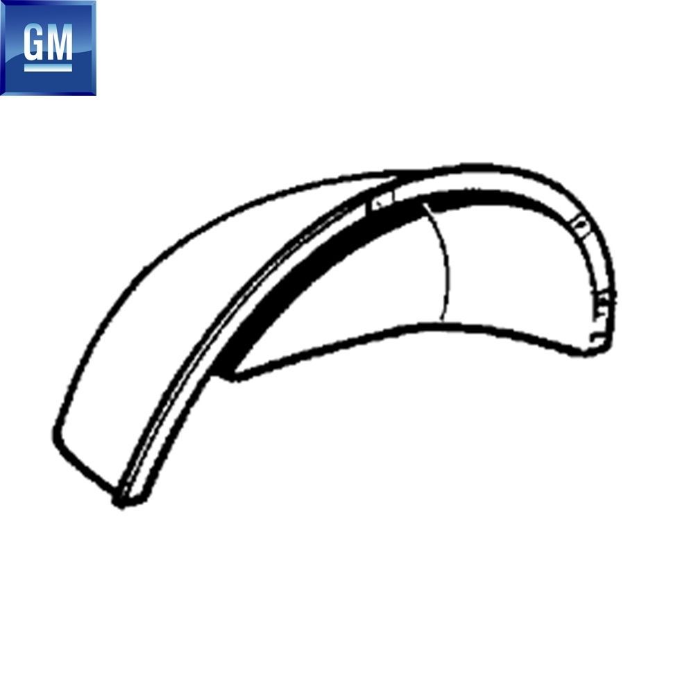 Product Code : 1121885 - Opel Astra G, Zafira A Left Rear Inner Wheelhouse Sheet Metal Panel GM Genuine 1121885 - 90559356