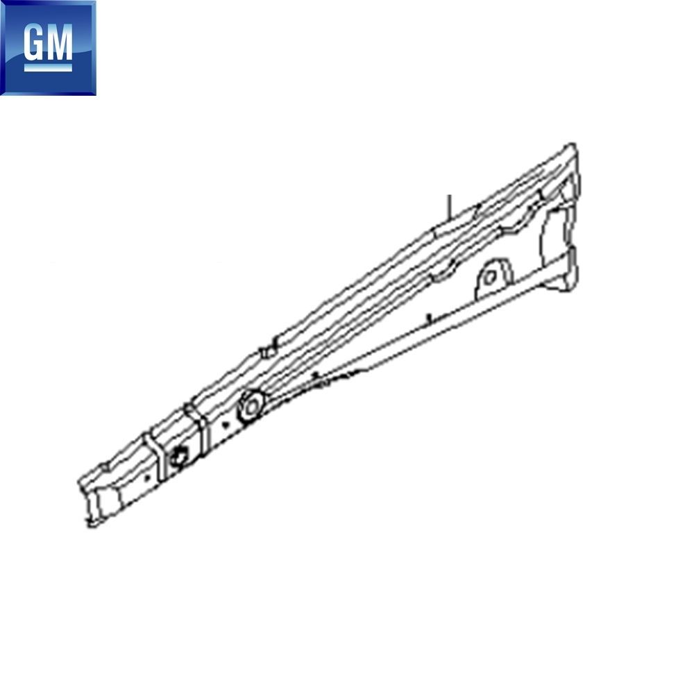 Chevrolet Lacetti Right Front Fender Inner Support Sheet GM Original 96617393