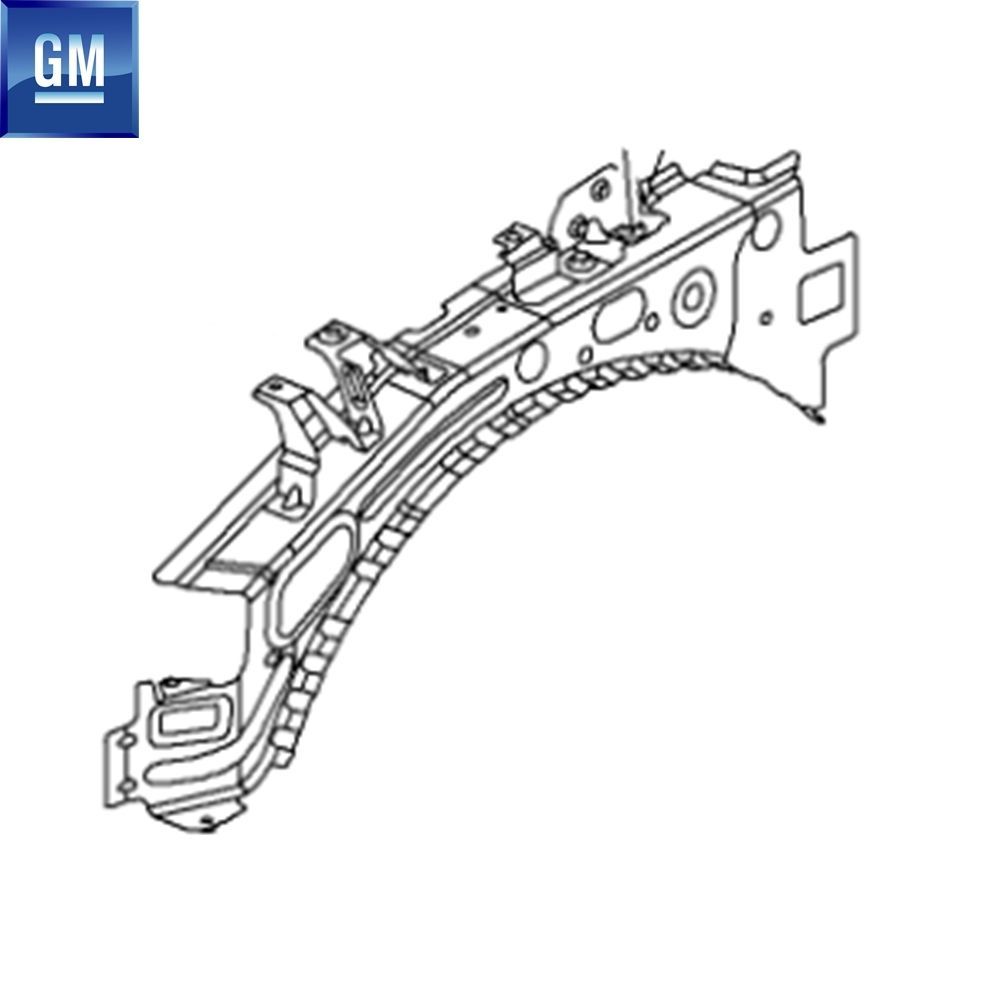 Product Code : 1110338 - Opel Astra J Right Outrigger Sheet GM Genuine 1110338 - 13471869