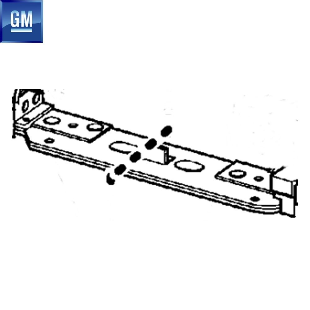 Opel Astra F Radiator Crossmember GM Genuine 222001 - 90449368