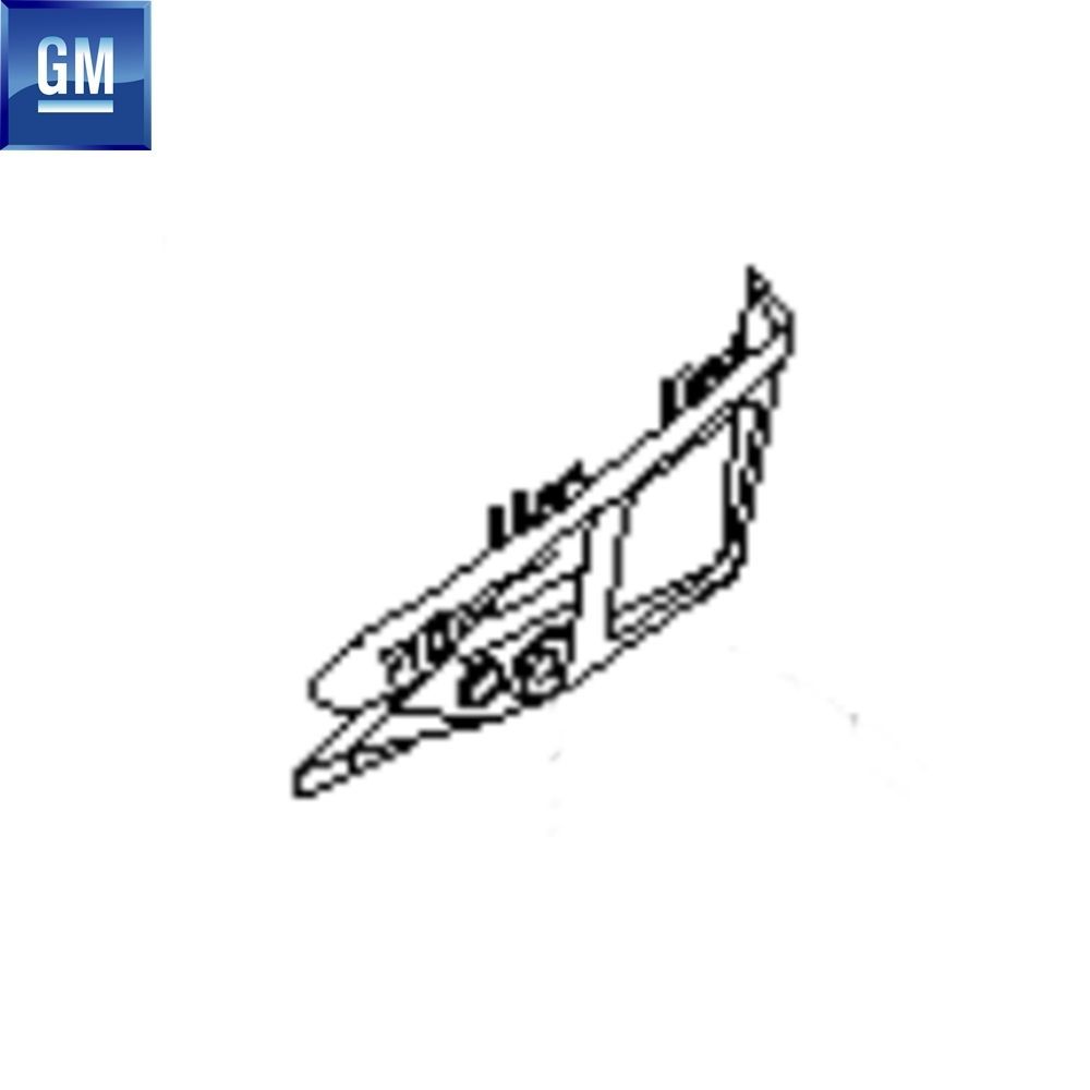 Lacetti Sedan Left Rear Attachment Sheet GM Genuine 96545071