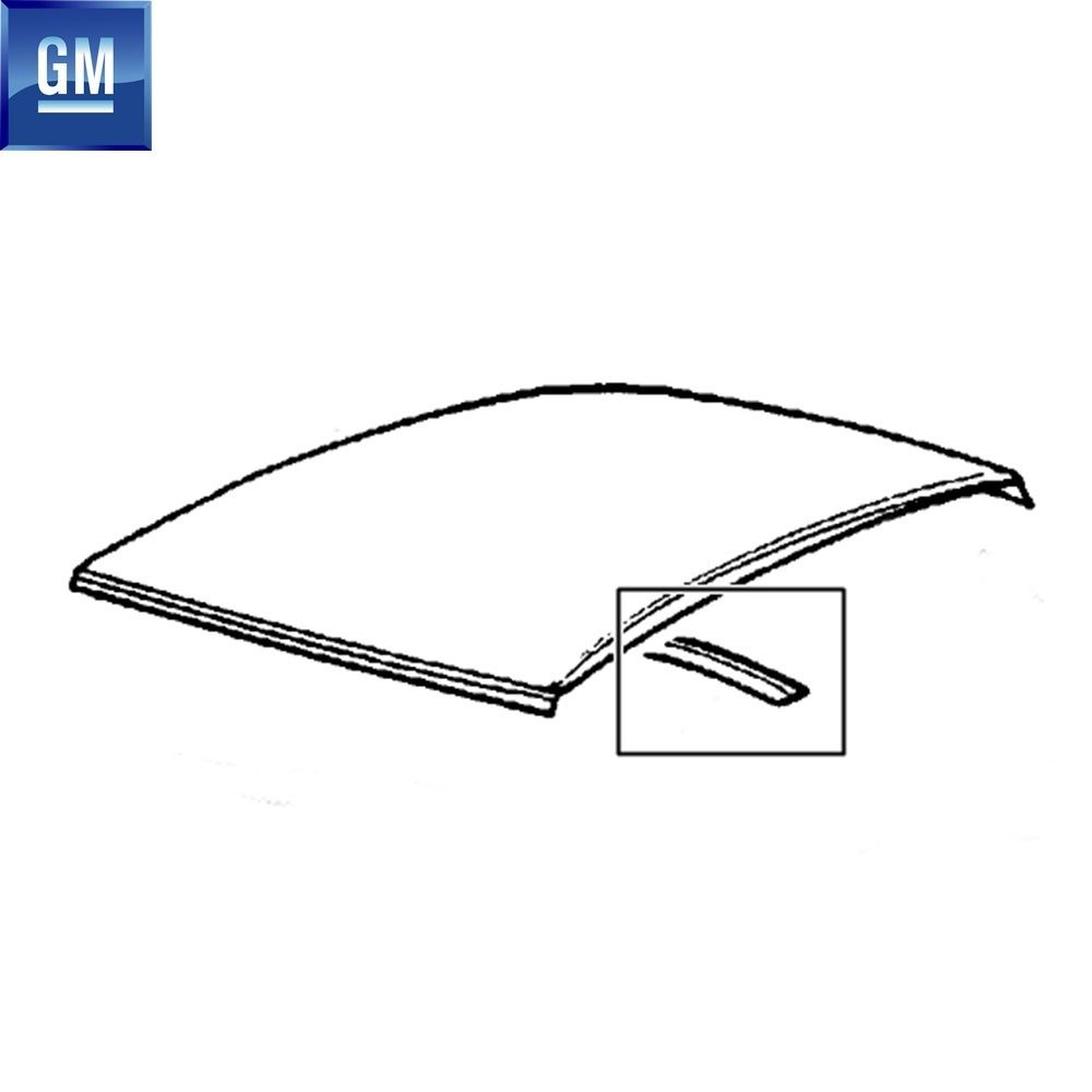 Product Code : 187476 - Opel Corsa B Centre Roof Rail GM Genuine 187476 - 90387212