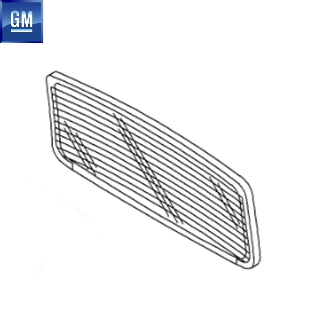 Opel Vivaro A, Renault Trafic Rear Tailgate Glass GM Genuine 4408655 - 91166264