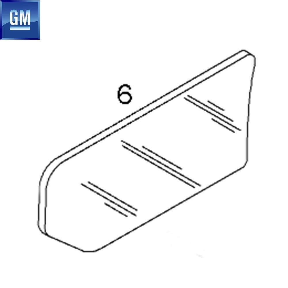 Opel Vivaro A, Renault Trafic Right Sliding Door Glass (Fixed) GM Genuine 4408653 - 91166183