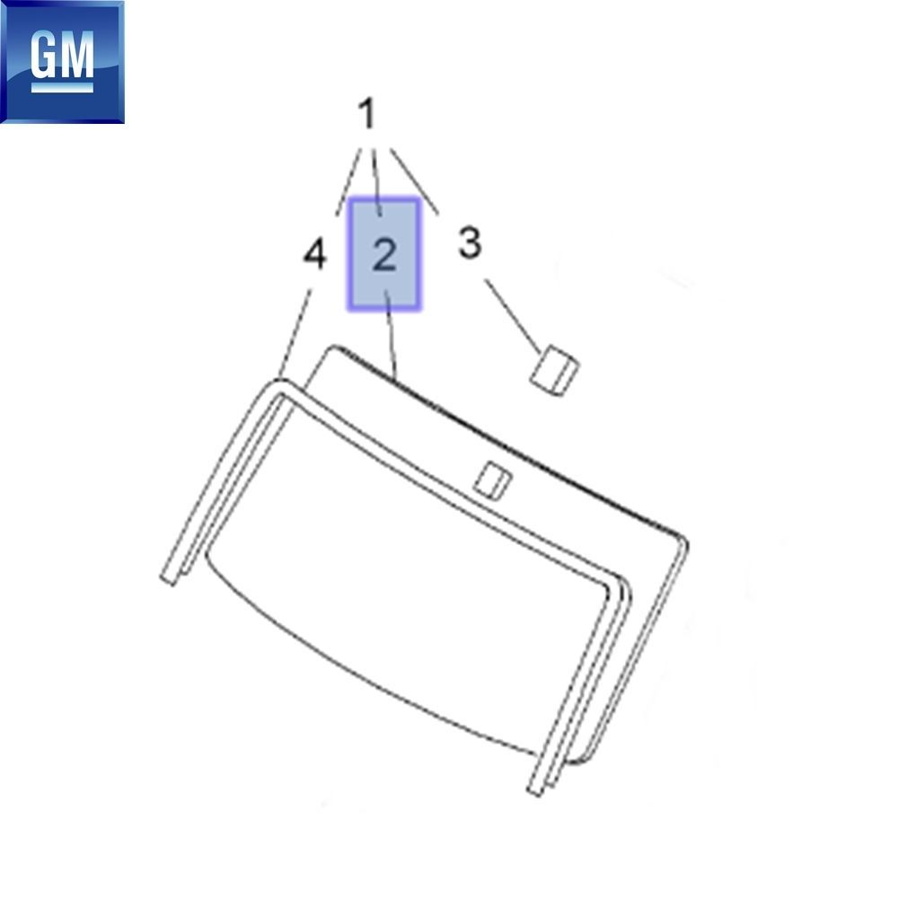 Product Code : 4418978 - Opel Movano A, Renault Master Windshield Green Colour GM Genuine 4418978 - 93196699