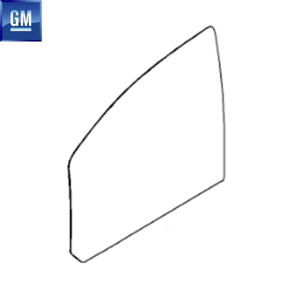 Product Code : 5161312 - Opel Zafira B Right Front Door Glass GM Genuine 5161312 - 93184336