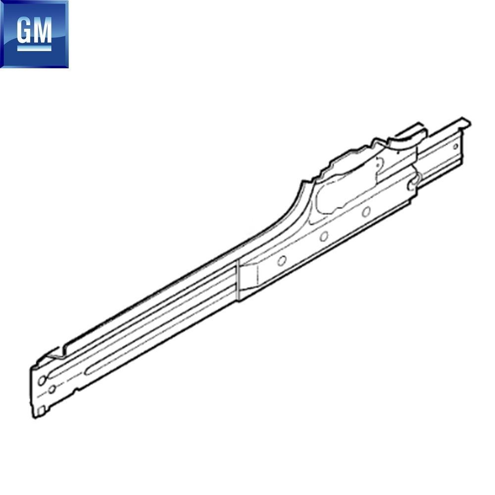 Opel Combo C Left Rear Panel Pillar Reinforcement Sheet GM Original 180279 - 9199179