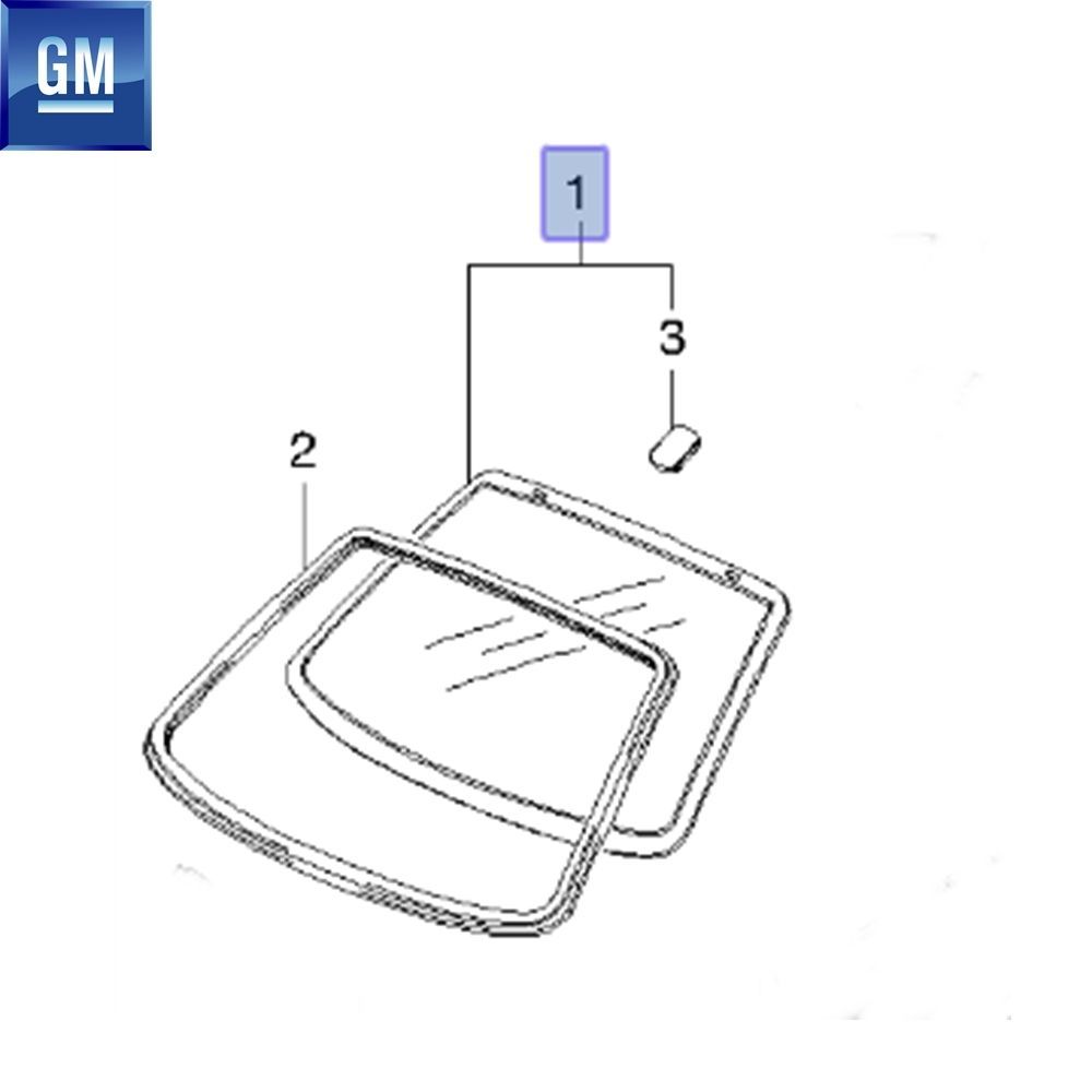 Product Code : 96632655 - Chevrolet Epica V250 Windscreen GM Genuine 96632655