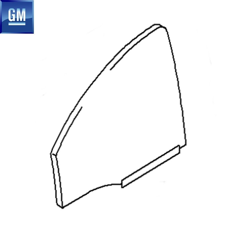 Product Code : 5161319 - Opel Corsa C (5 Door) Left Front Door Glass GM Original 5161319 - 13205912