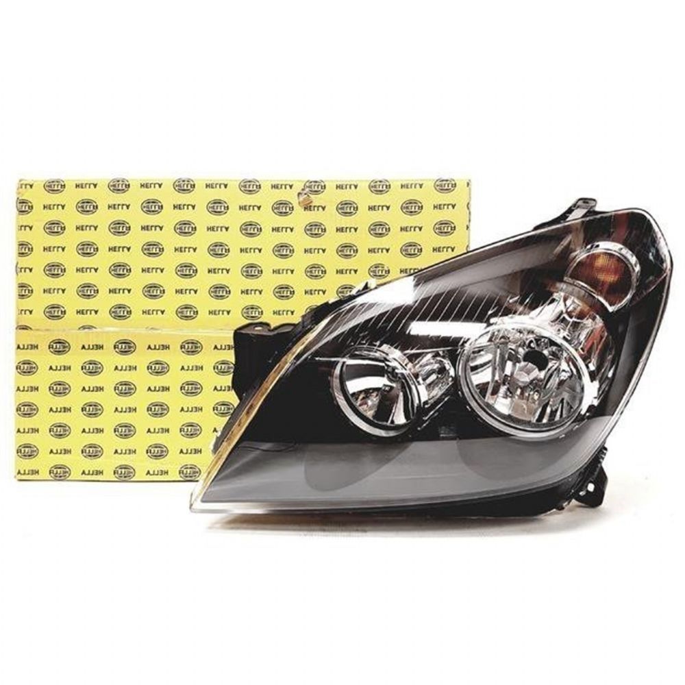 Product Code : 1216562H - Opel Astra H Right Headlamp Black Ground Xenonless Hella Brand (GW)