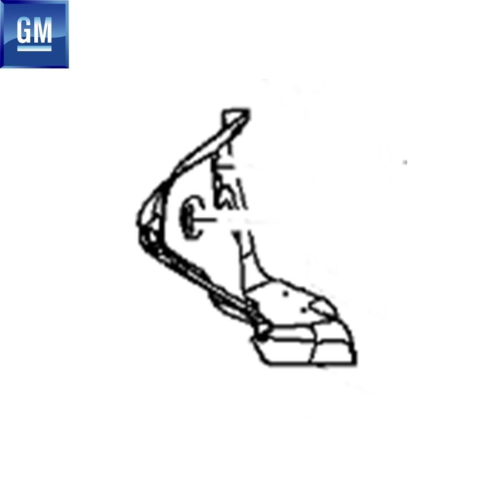 Product Code : 1222227 - Opel Astra J Right Rear Taillight Housing Sheet GM Genuine 1222227 - 13326607