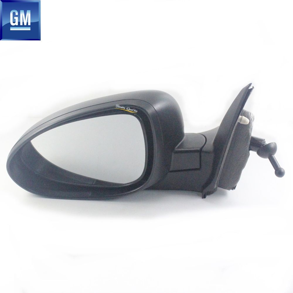 Product Code : 95186964 - Chevrolet Aveo T300 Left Outside Rear View Mirror Smoked Complete Non-Electric GM Genuine 95186964