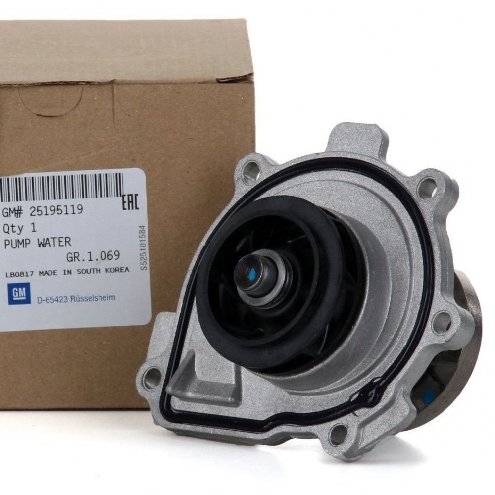 Recirculation Water Pump Complete 1.6 1.8 Petrol Astra G H J, Zafira A B C, Corsa D E, Insignia A, Meriva A, Mokka, Vectra C, Cruze GM Original 1334142 - 24405895