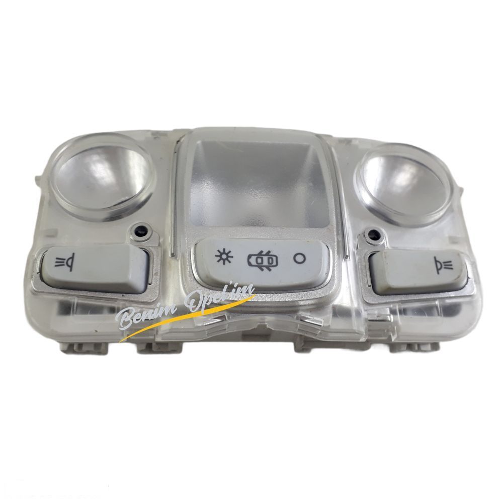 Front Roof Lamp Inside Grey Button Original Opel Corsa F, New Mokka / Peugeot 2008, 3008, 308 / Citroen Ds3, C4 96781446G