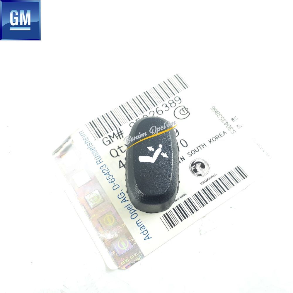 Chevrolet Captiva C140, Opel Antara Seat Recliner Button GM Genuine 4819169 - 95026389