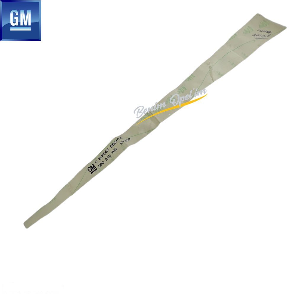 Product Code : 2160248 - Opel Vectra A Right B Pillar Milk Tape GM Genuine 2160248 - 90319706