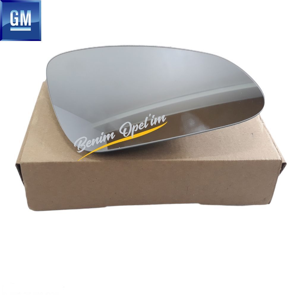 Opel Astra J Outside Rear View Mirror Glass Right Electric GM Genuine 1428452 - 13265470