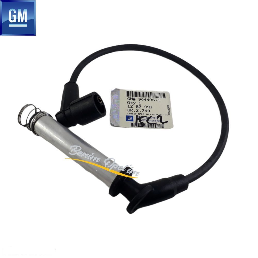 Product Code : 1282091 - single Spark Plug Cable 435mm Cod:RJ Opel Astra F, Corsa A, Corsa B, Tigra A, Kadett E, Vectra A GM Genuine 1282091 - 90449675