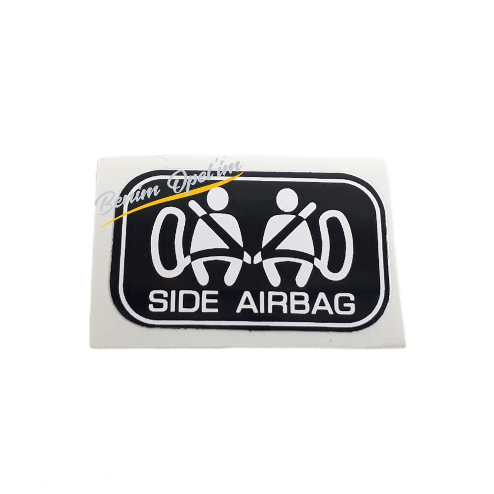 Peugeot Airbag Label with Peugeot Saddlebag Lettering Genuine 2306964