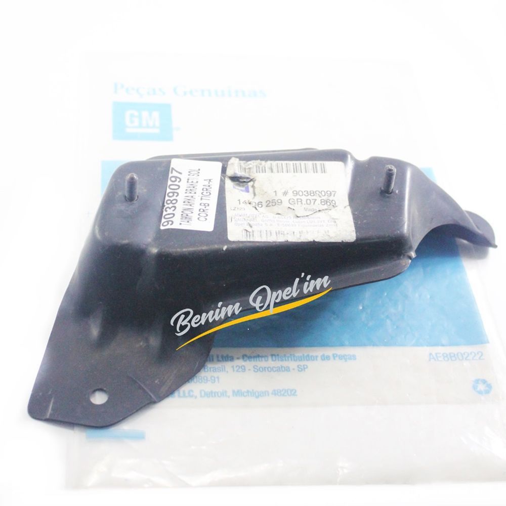 Opel Corsa B Tigra A Bumper Rear Bracket Left GM Original 90389097 - 1406259