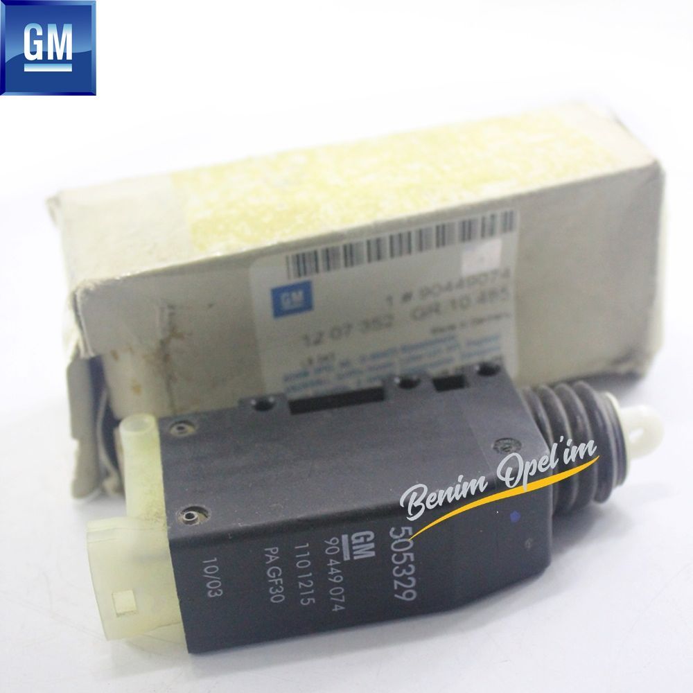 Rear Door Central Lock Motor Right Left Compatible Opel Astra F Corsa B Omega B GM Original 1207352 - 90449074