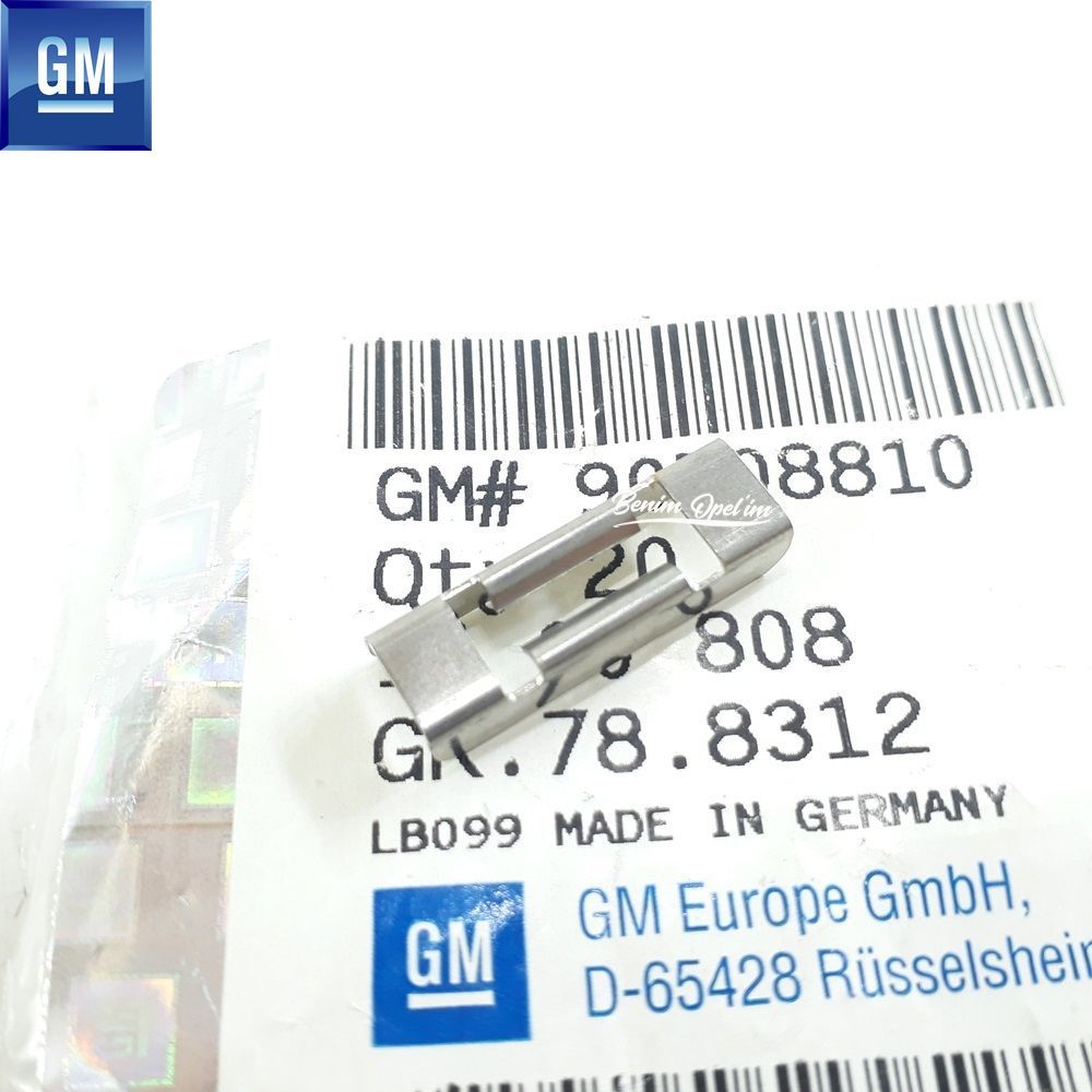 Product Code : 1400808 - Opel Vectra B Omega B Front Bumper Clip Sheet Metal GM Original 1400808 - 90508810