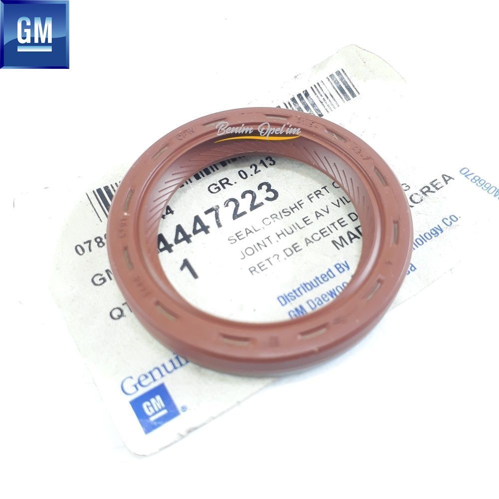 Crankshaft Oil Seal Chevrolet Aveo, Cruze, Astra G, Zafira A GM Genuine 24447223 - 614858