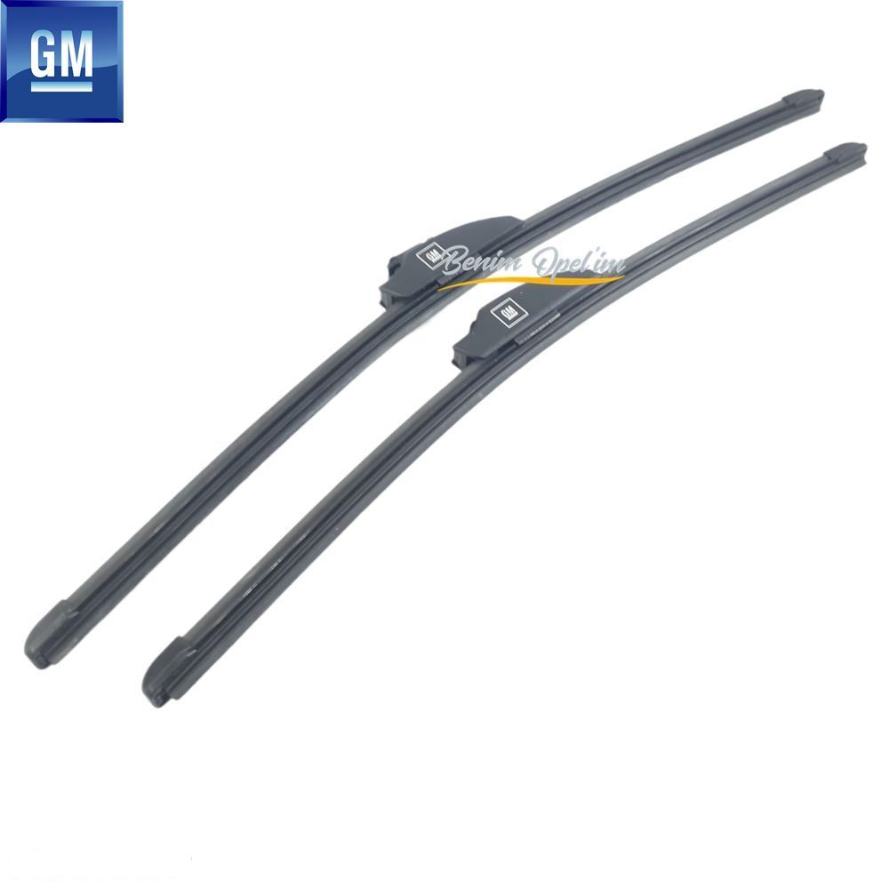 Opel Astra H Windscreen Wiper Set Banana Type GM Original 1272326 - 1272108