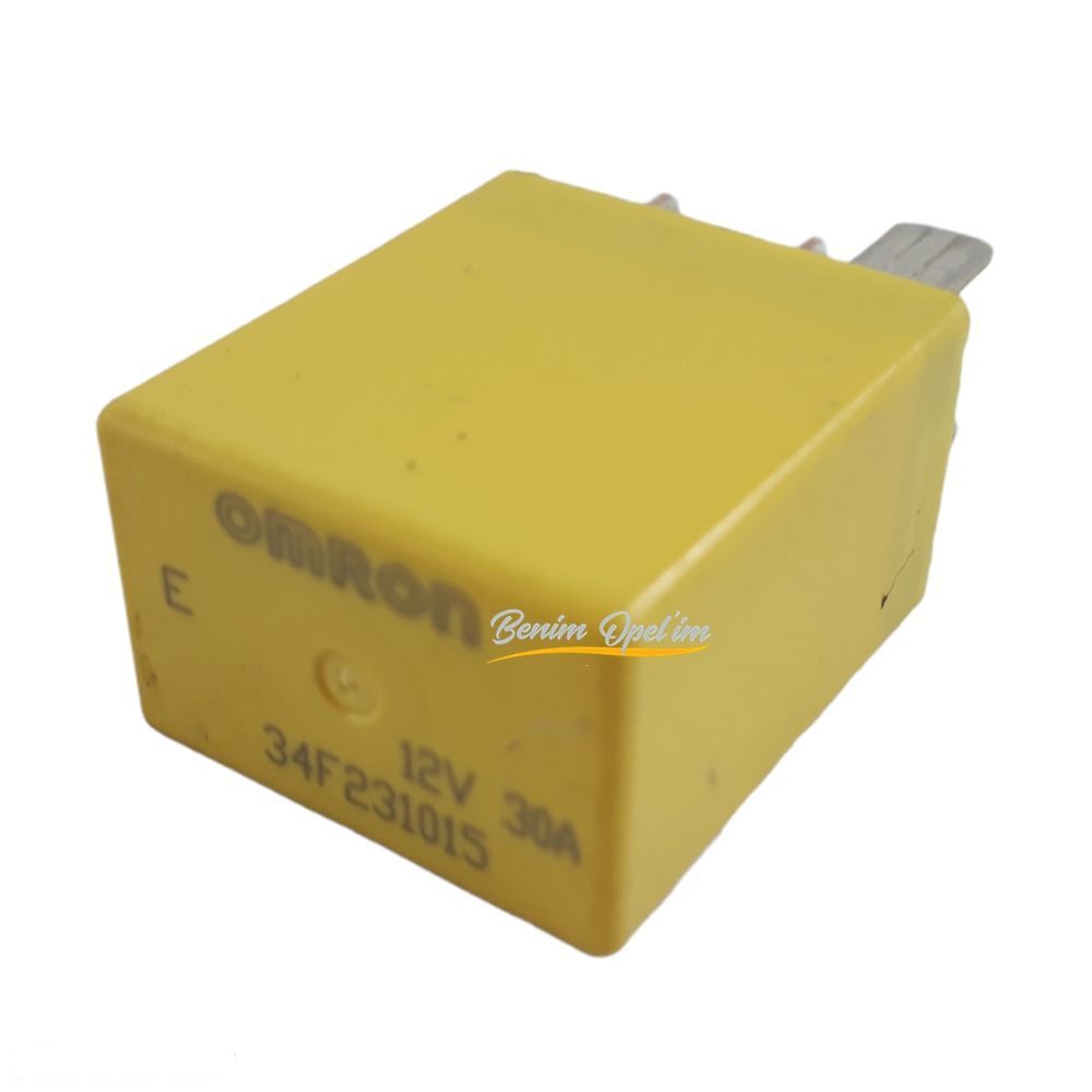 Product Code : 34F231015 - Omron Yellow Role 12V 30A Fiat 500 Alfa Romeo Lancia 34F231015