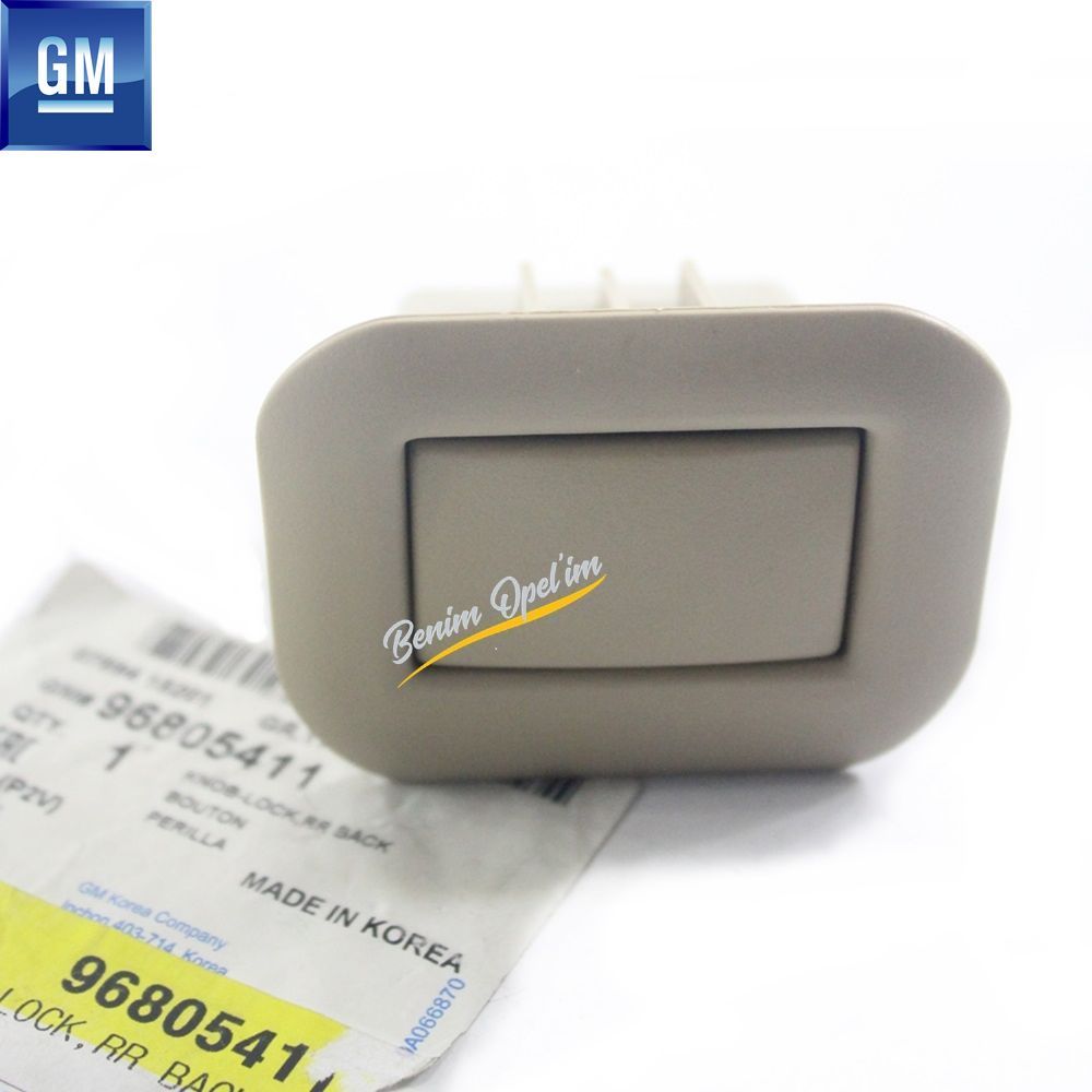 Product Code : 96805411 - Chevrolet Epica V250 Rear Seat Backrest Release Recline Button Beige GM Genuine 96805411