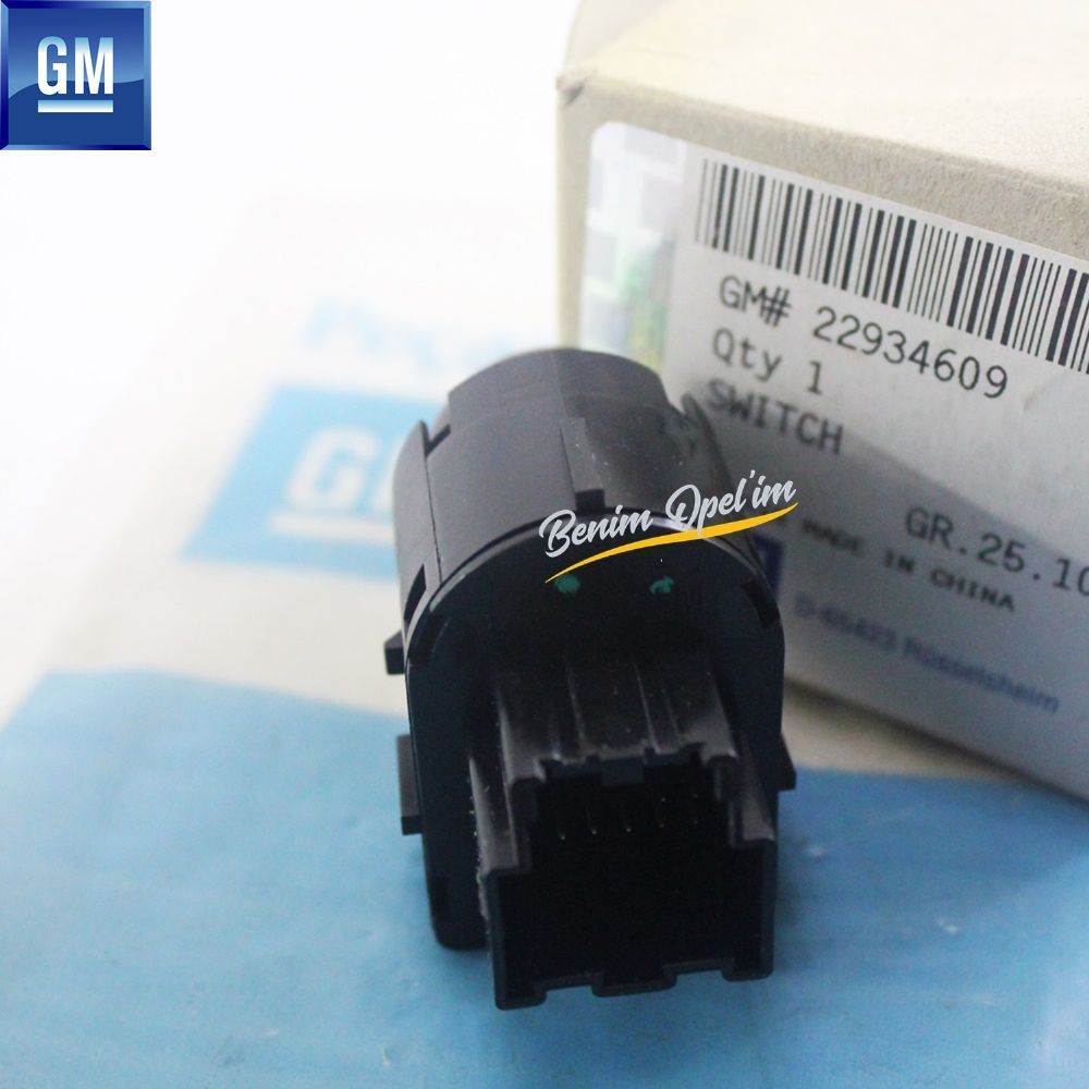 Opel Astra K Outside Rear View Mirror Adjustment Control Button GM Genuine 22934609