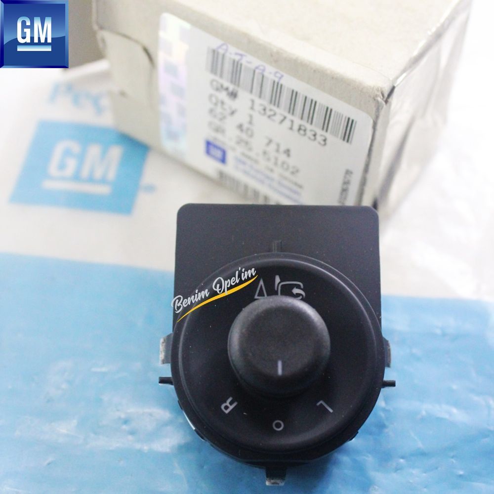 Outside Rear View Mirror Adjustment Knob Electric Folding Opel Insignia A, Zafira C, Astra J GM Genuine 6240714 - 13271833