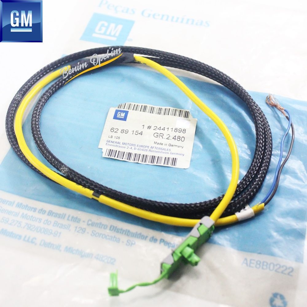 Side Airbag Cable Opel Astra G Zafira A Vectra B GM Original 24411898 - 6289154