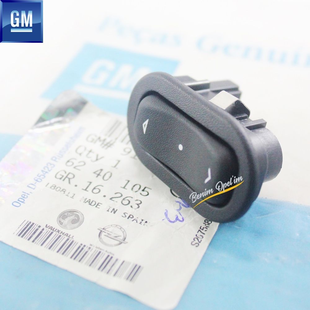 Product Code : 6240105 - Opel Astra G Right Window Switch Single Front Rear Compatible GM Original 6240105 - 9100299