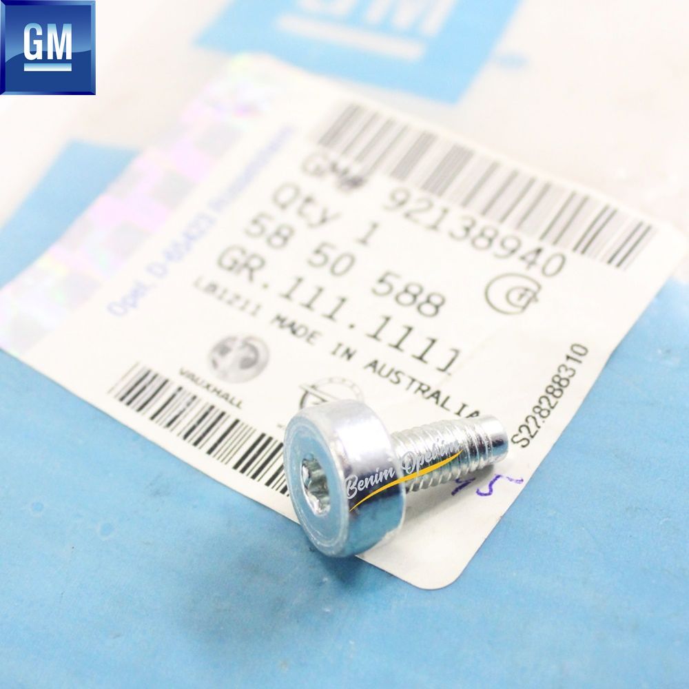 M5 Special Bolt Chevrolet Captiva C100 Opel Antara Insignia A Vectra C GM Original 5850588 - 92138940