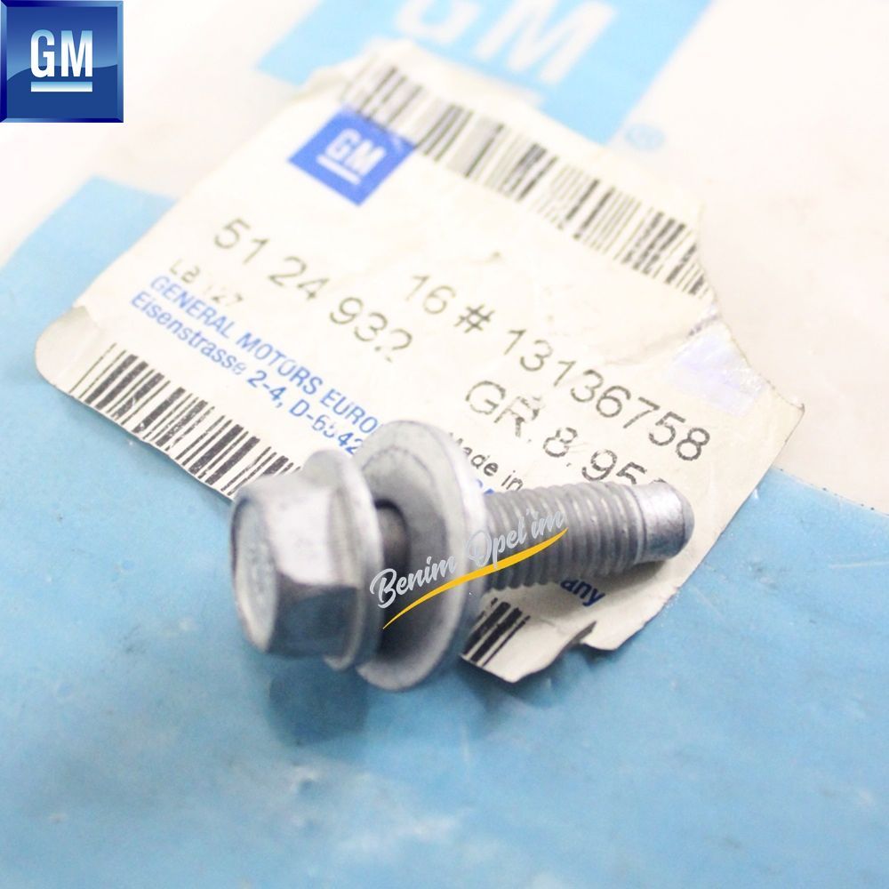 Product Code : 13136758 - Door Hinge Bolt Opel Corsa D, Corsa E, Vectra C GM Original 13136758 - 5124932