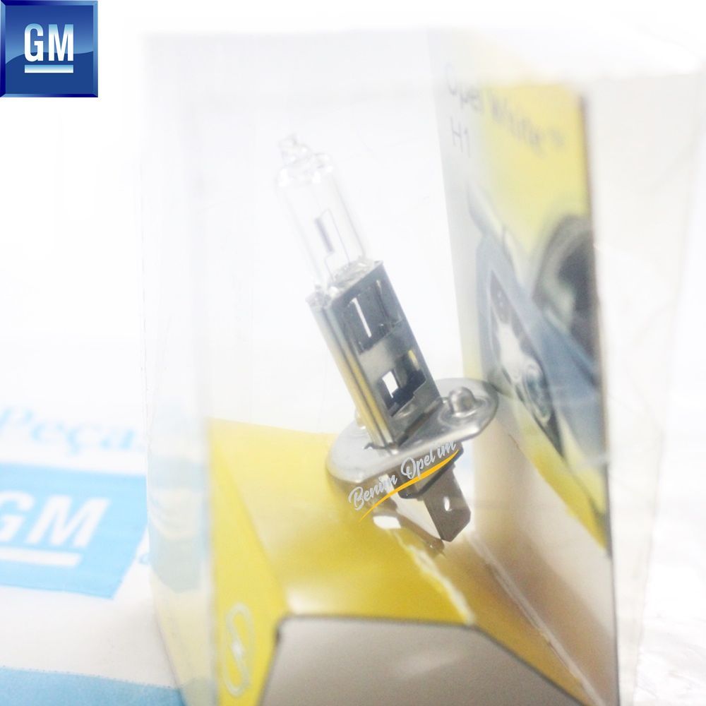 Product Code : 93160436 - Headlight Bulb H1 White+30 Opel Corsa B Tigra A Calibra GM Original 93160436 - 2098568