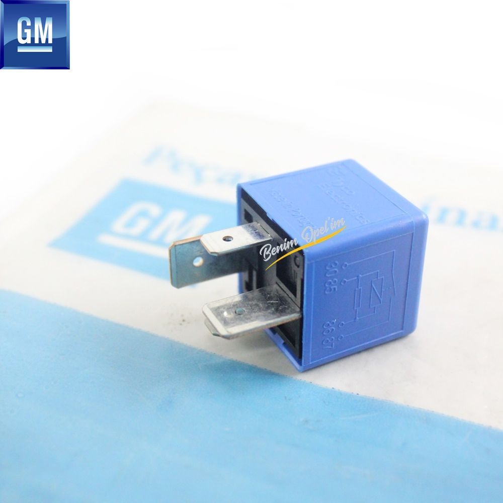 Fan Rolesi Blue 4 Plug Opel Astra G, Zafira A, Corsa D, Meriva A, Meriva B GM Genuine 1235586 - 13299906