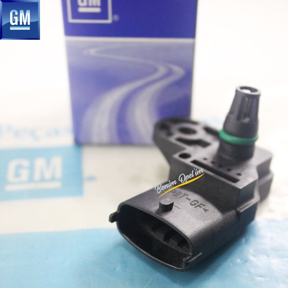 Product Code : 1238244 - Map Sensor Turbo Air Pressure 1.4/1.6 Opel Astra G/H/J Corsa D Insignia A Meriva A/B Vectra C Zafira A/B GM Genuine 1238244 - 93170309