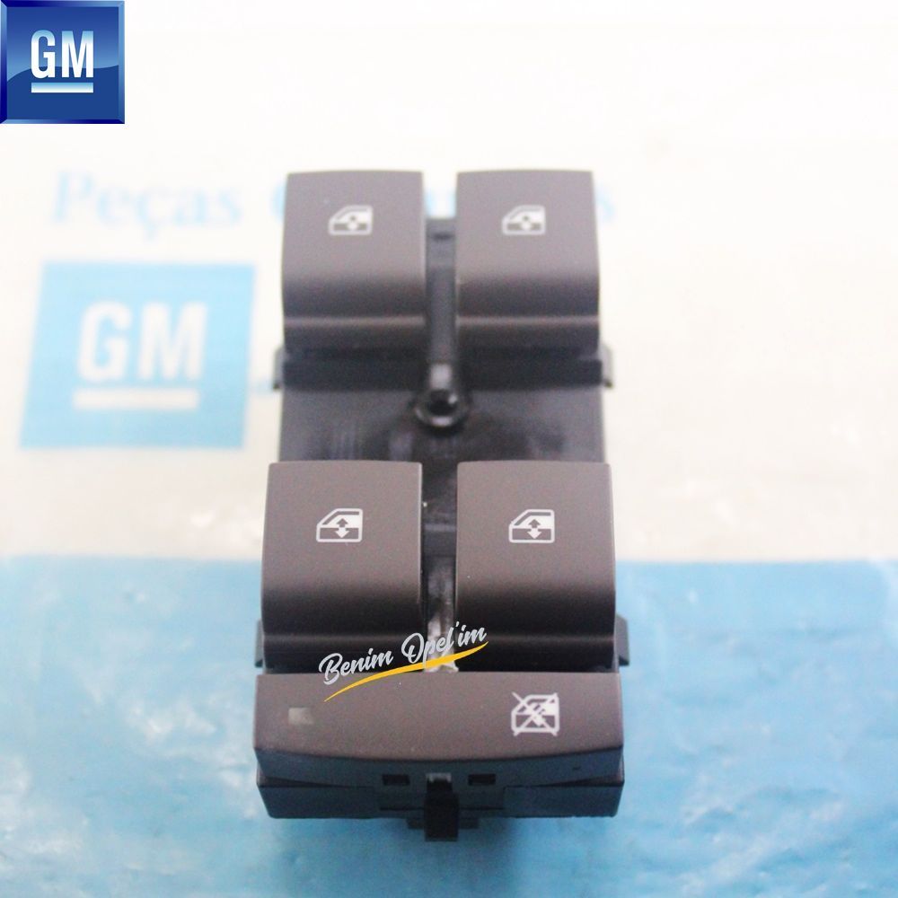 Product Code : 1239091 - Left Front Window Open Switch Quad Button Opel Astra J, Insignia A, Meriva B, Mokka, Zafira C GM Genuine 1239091 - 13305012