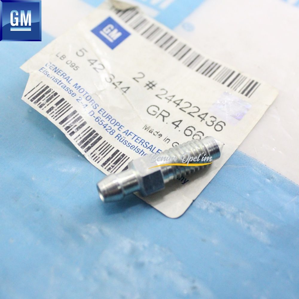 Product Code : 542344 - Brake Bleeder Valve Opel Astra F, Corsa B, Tigra A, Vectra A B GM Genuine 542344 - 24422436