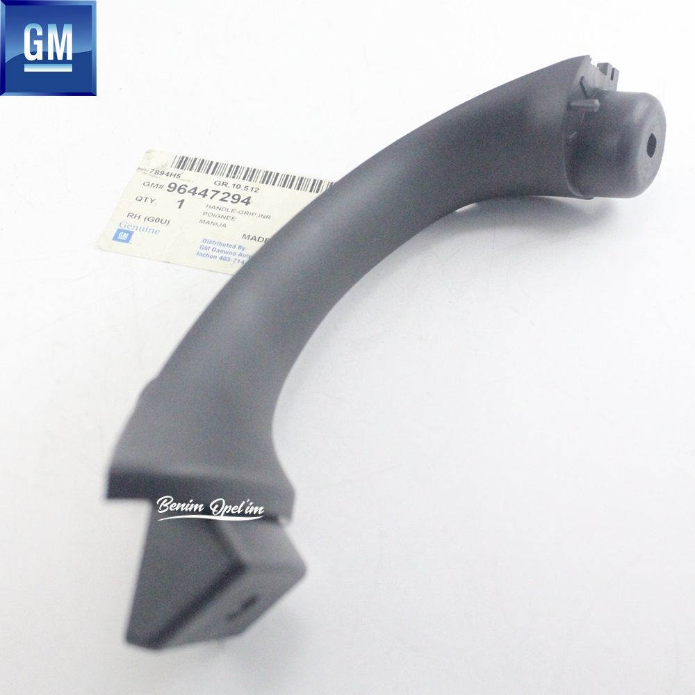 Product Code : 96447294 - Chevrolet Rezzo U100 Right Door Inside Pull Handle GM Genuine 96447294