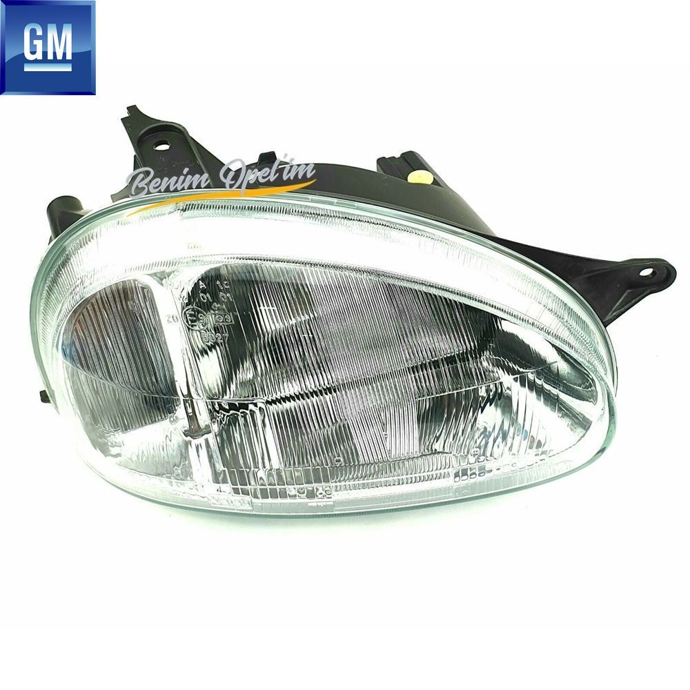 Product Code : 1216487 - Opel Corsa B Combo B Headlight Right Manual GM Original 1216487 - 90444785