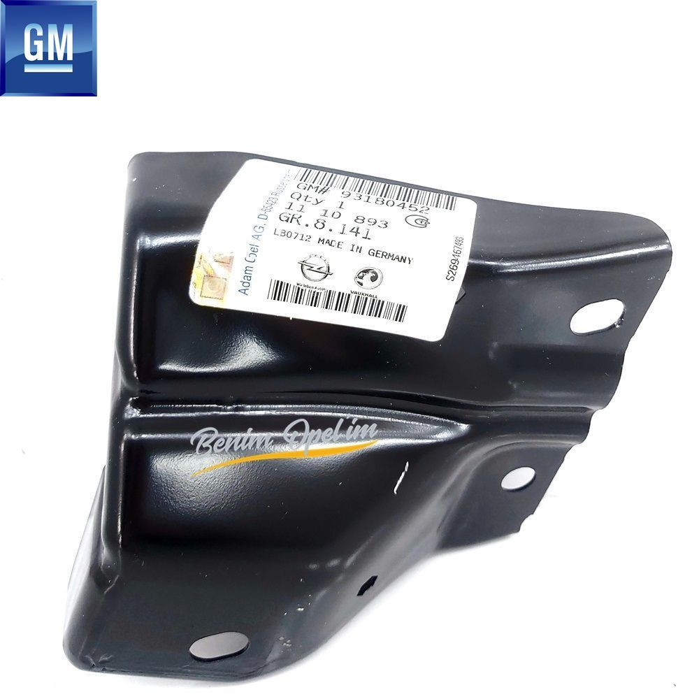 Product Code : 93180452 - Opel Astra H Right Front Fender Bracket GM Genuine 93180452 - 1110893