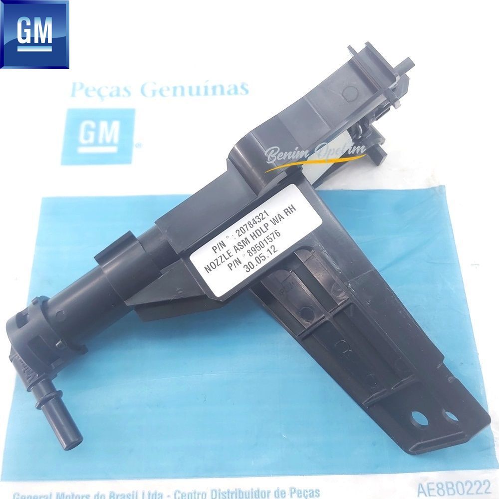 Product Code : 20784321 - Opel Antara Headlight Washer Nozzle Right GM Original 20784321 - 4818186